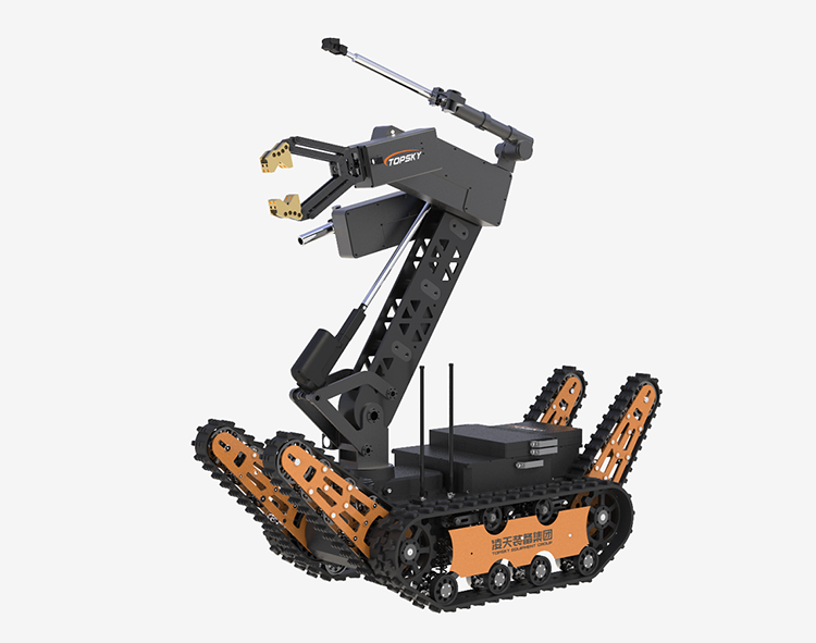 重型排爆機(jī)器人（重量650kg,夾持力120kg，前后雙擺臂）【第6代】